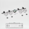 Saire Plafones, Spot techo Cromo, Negro, 4 luces