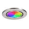 Osran Empotrables, Spot techo, Empotrables LED Níquel-mate, 3 luces, Mando a distancia