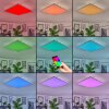 Orain Plafones, Panel LED Blanca, 1 luz, Cambia de color