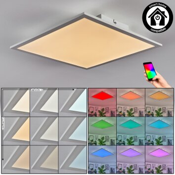 Orain Plafones, Panel LED Blanca, 1 luz, Cambia de color