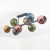 Koyoto Plafones, Luminarias esféricas Azul, dorado, Verde, Color cobre, 8 luces