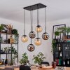 Gastor Lámparas suspendidas, Luminarias esféricas, Lámparas colgantes Negro, 6 luces