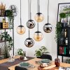 Gastor Lámparas suspendidas, Luminarias esféricas, Lámparas colgantes Negro, 6 luces