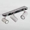 Javel Plafones, Spot techo Cromo, Gris, 3 luces