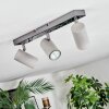 Javel Plafones, Spot techo Cromo, Gris, 3 luces