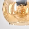 Koyoto Lámparas suspendidas, Luminarias esféricas, Lámparas colgantes Crudo, Negro, 4 luces
