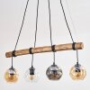 Ripoll Lámparas suspendidas, Luminarias esféricas, Lámparas colgantes Crudo, Negro, 4 luces