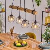 Ripoll Lámparas suspendidas, Luminarias esféricas, Lámparas colgantes Crudo, Negro, 4 luces