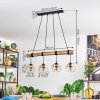 Ripoll Lámparas suspendidas, Luminarias esféricas, Lámparas colgantes Crudo, Negro, 4 luces
