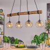 Ripoll Lámparas suspendidas, Luminarias esféricas, Lámparas colgantes Crudo, Negro, 4 luces