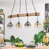 Ripoll Lámparas suspendidas, Luminarias esféricas, Lámparas colgantes Crudo, Negro, 4 luces