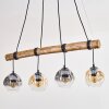 Ripoll Lámparas suspendidas, Luminarias esféricas, Lámparas colgantes Crudo, Negro, 4 luces