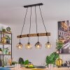 Ripoll Lámparas suspendidas, Luminarias esféricas, Lámparas colgantes Crudo, Negro, 4 luces