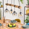 Ripoll Lámparas suspendidas, Luminarias esféricas, Lámparas colgantes Crudo, Negro, 4 luces