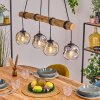 Ripoll Lámparas suspendidas, Luminarias esféricas, Lámparas colgantes Crudo, Negro, 4 luces