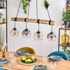 Ripoll Lámparas suspendidas, Luminarias esféricas, Lámparas colgantes Crudo, Negro, 4 luces