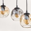 Ripoll Lámparas suspendidas, Luminarias esféricas, Lámparas colgantes Crudo, Negro, 4 luces