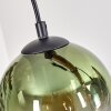 Koyoto Lámparas suspendidas, Luminarias esféricas, Lámparas colgantes Crudo, Negro, 4 luces