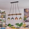 Koyoto Lámparas suspendidas, Luminarias esféricas, Lámparas colgantes Crudo, Negro, 4 luces