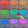 Peran Plafones LED Blanca, 1 luz, Cambia de color