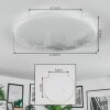 Peran Plafones LED Blanca, 1 luz