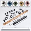 Ripoll Lámparas suspendidas, Luminarias esféricas, Lámparas colgantes Crudo, Negro, 5 luces