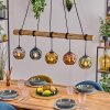 Ripoll Lámparas suspendidas, Luminarias esféricas, Lámparas colgantes Crudo, Negro, 5 luces