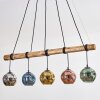 Ripoll Lámparas suspendidas, Luminarias esféricas, Lámparas colgantes Crudo, Negro, 5 luces