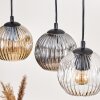 Ripoll Lámparas suspendidas, Luminarias esféricas, Lámparas colgantes Crudo, Negro, 5 luces