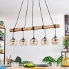 Koyoto Lámparas suspendidas, Luminarias esféricas, Lámparas colgantes Crudo, Negro, 5 luces
