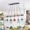 Koyoto Lámparas suspendidas, Luminarias esféricas, Lámparas colgantes Crudo, Negro, 5 luces