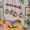 Ripoll Lámparas suspendidas, Luminarias esféricas, Lámparas colgantes Crudo, Negro, 4 luces