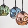 Ripoll Lámparas suspendidas, Luminarias esféricas, Lámparas colgantes Crudo, Negro, 4 luces