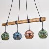 Ripoll Lámparas suspendidas, Luminarias esféricas, Lámparas colgantes Crudo, Negro, 4 luces