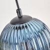 Koyoto Lámparas suspendidas, Luminarias esféricas, Lámparas colgantes Crudo, Negro, 4 luces
