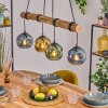 Ripoll Lámparas suspendidas, Luminarias esféricas, Lámparas colgantes Crudo, Negro, 4 luces