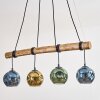 Ripoll Lámparas suspendidas, Luminarias esféricas, Lámparas colgantes Crudo, Negro, 4 luces