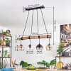 Koyoto Lámparas suspendidas, Luminarias esféricas, Lámparas colgantes Crudo, Negro, 4 luces