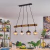 Koyoto Lámparas suspendidas, Luminarias esféricas, Lámparas colgantes Crudo, Negro, 4 luces