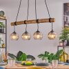 Koyoto Lámparas suspendidas, Luminarias esféricas, Lámparas colgantes Crudo, Negro, 4 luces