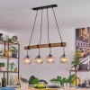 Koyoto Lámparas suspendidas, Luminarias esféricas, Lámparas colgantes Crudo, Negro, 4 luces