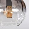 Koyoto Plafones, Luminarias esféricas Colores ámbar, Transparente, Ahumado, 5 luces