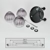 Rafel Plafones Negro, 3 luces