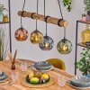 Ripoll Lámparas suspendidas, Luminarias esféricas, Lámparas colgantes Crudo, Negro, 4 luces