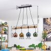 Ripoll Lámparas suspendidas, Luminarias esféricas, Lámparas colgantes Crudo, Negro, 4 luces