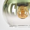 Koyoto Lámparas suspendidas, Luminarias esféricas, Lámparas colgantes Crudo, Negro, 4 luces
