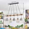 Ripoll Lámparas suspendidas, Luminarias esféricas, Lámparas colgantes Crudo, Negro, 5 luces