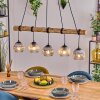 Ripoll Lámparas suspendidas, Luminarias esféricas, Lámparas colgantes Crudo, Negro, 5 luces