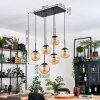 Gastor Lámparas suspendidas, Luminarias esféricas, Lámparas colgantes Negro, 6 luces