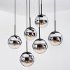 Gastor Lámparas suspendidas, Luminarias esféricas, Lámparas colgantes Negro, 6 luces